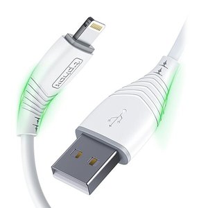 Кабель T-Phox Nature USB - Lightning White 1.2м (T-L830 WHITE) 470478 фото