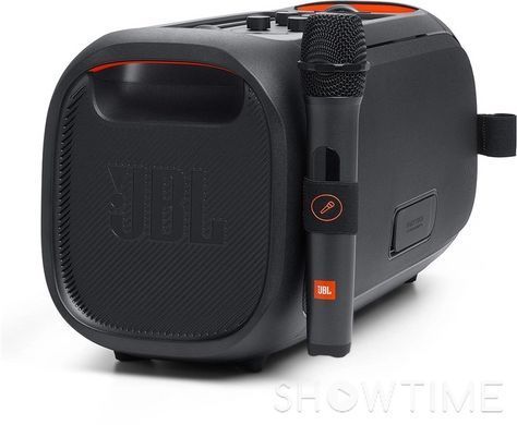 JBL PartyBox On-The-Go Essential (JBLPBOTGESEU) &mdash; Портативна Bluetooth колонка 100 Вт з бездротовим мікрофоном 1-008477 фото