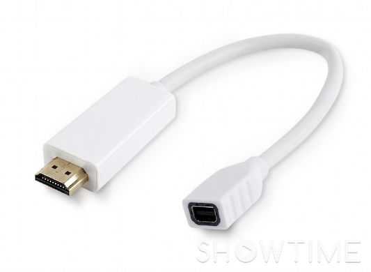 Кабель-адаптер Mini DisplayPort розетка-HDMI вилка Cablexpert A-mDPF-HDMIM-001-W 444540 фото