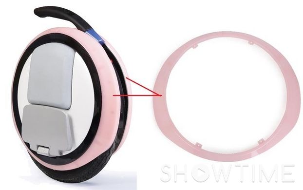 Декоративная прозрачная накладка для моноколес Ninebot by Segway ONE E+ Pink (2шт.) 443360 фото