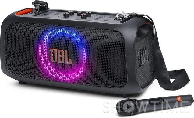 JBL PartyBox On-The-Go Essential (JBLPBOTGESEU) — Портативна Bluetooth колонка 100 Вт з бездротовим мікрофоном 1-008477 фото