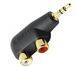 Переходник Audioquest Splitter Hard Mini 3.5mm  2 Female RCA 527095 фото