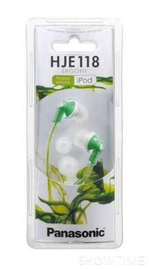 Panasonic RP-HJE118GUG — навушники RP-HJE118GU In-ear Green 1-005473 фото