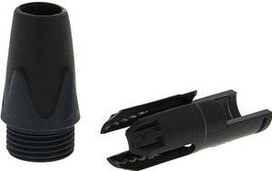 Хвостовик с цанговым зажимом Neutrik BPX-L черный 533322 фото