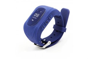 Дитячий GPS годинник-телефон GoGPSme K50 Темно синій 517067 фото