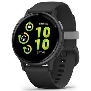 Смарт-часы Garmin Vivoactive 5 Slate Aluminum Bezel with Black Case and Silicone Band (010-02862-50) 1-011299 фото