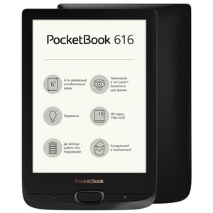 Електронна книга PocketBook 616, Black