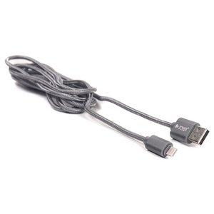 Кабель Powerplant Quick Charge USB 2.0 AM - Apple Lightining Gray 2м (CA910526) 469410 фото