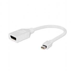 Адаптер Mini DisplayPort to DisplayPort Cablexpert A-mDPM-DPF-001-W White