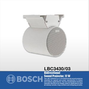 Двунаправленный звуковой прожектор 12-18 Вт Bosch LBC3430/03 435740 фото