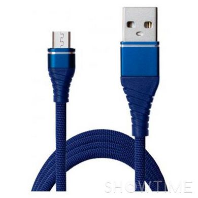 Кабель Grand-X USB-micro USB Blue 1.2м (NM012BL) 470151 фото