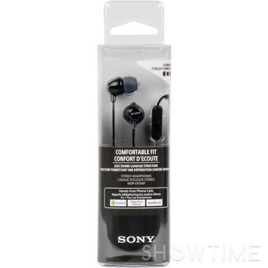 Навушники SONY MDR-EX15AP Mic Black (MDREX15APB.CE7) 532592 фото
