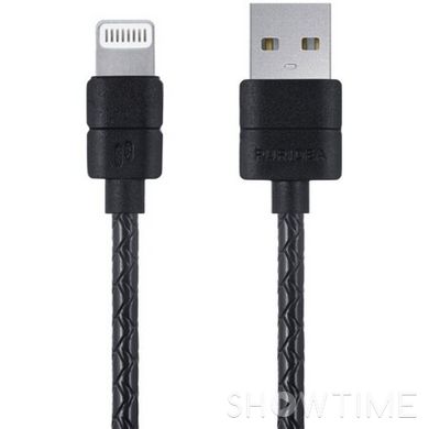 Кабель PURIDEA L21 USB2.0 AM/Apple Lightning Black 0.2м (L21-LIGHTNING (0.2M) BLACK) 470422 фото