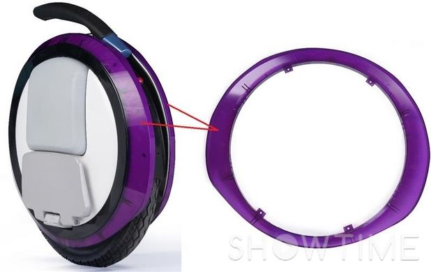 Декоративная прозрачная накладка для моноколес Ninebot by Segway ONE E+ Purple (2шт.) 443361 фото