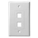 Мультимедіа розетка SCP 200D-WT SINGLE GANG FACEPLATE-DECORATOR -WHITE 527799 фото