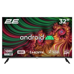 2E 2E-32A07K — Телевизор 32" LED FHD 60Hz Smart Android 1-009955 фото