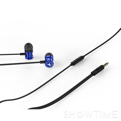 Genius 31710017401 — Проводные наушники-вкладыши HS-M316, с микрофоном, 3.5 мм, синие 1-007215 фото
