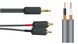 Wireworld iWorld Mini Jack Cable to 2 RCA 1.5m 421034 фото 1
