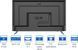 Kivi 55U740NB &mdash; ТБ 55", UHD, Smart TV, HDR, Android, 60 Гц, 2x10 Вт, Wi-Fi, Bluetooth, Eth, Black 1-007265 фото 4