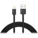 Кабель T-Phox Nets USB - Lightning Black 1.2м (T-L801 BLACK) 470480 фото 1