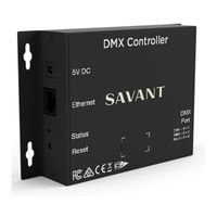 Savant DMX-DRIVER1 — DMX-драйвер со встроенным блоком питания для лент длиной до 5 м 1-006313 фото