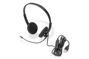 Digitus DA-12203 — гарнітура Stereo Headset, 1.95m cable, USB 1-005115 фото