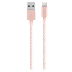 Кабель Belkin MIXIT Metallic USB2.0 AM/Apple Lightning Rose Gold 1.2м (F8J144BT04-C00) 469627 фото