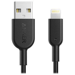 Кабель Anker Powerline II USB/Apple Lightning V2 Black 1.8м (A8433H11) 469412 фото