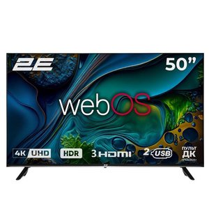 2E 2E-50A07KW — Телевізор 50" LED 4K 60Hz Smart WebOS 1-009956 фото