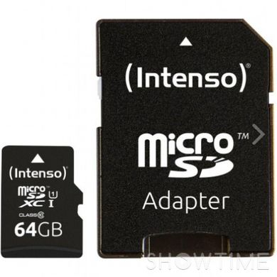 Карта памяти Intenso Micro SD Card Class 10 64GB SDXC 3413490 1-000974 фото