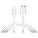 Кабель T-Phox Nets USB - Lightning White 1.2м (T-L801 WHITE) 470481 фото 1
