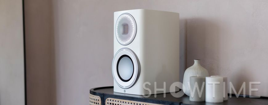 Monitor Audio Platinum 100 Pure Satin White — Полична акустика, 2-смугова, 75 Вт, біла 1-005884 фото
