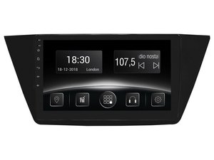 Автомобільна мультимедійна система з антибліковим 10.1 "HD дисплеєм 1024x600 для VW Touran 5T1 2016-2017 Gazer CM6510-5T1 524235 фото