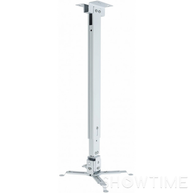 Charmount PRB63-100 White — Крепление потолочное/настенное для проектора, 63-100 см, 20 кг, белое 1-007117 фото