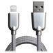 Кабель Grand-X USB2.0 AM/Apple Lightning SIlver 1м (ML02S) 469721 фото 1