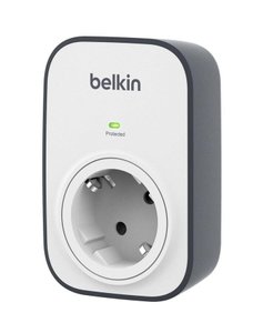 Мережевий фільтр Belkin з захистом від перенапруги, 1 роз., 306 Дж, UL 500 В 508010 фото