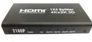 Розгалужувач (спліттер) Atcom (15190) HDMI 4 порти, підтримка UHD 4K 1-010317 фото