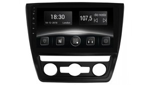 Автомобильная мультимедийная система с антибликовым 10.1” HD дисплеем 1024x600 для Skoda Yeti 5L - auto conditioner 2009-2013 Gazer CM5510-5LA 526459 фото