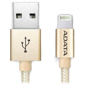 Кабель ADATA USB2.0 AM/Apple Lightning Golden 1м (AMFIAL-100CMK-CGD) 469673 фото