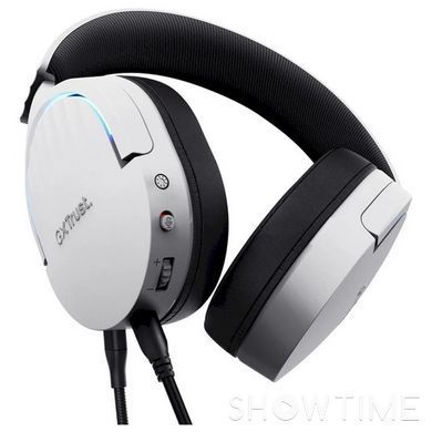 Trust Gaming GXT 490 Fayzo White (25302) &mdash; Навушники дротові повнорозмірні геймерські USB 1-009419 фото