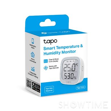 TP-Link Tapo T315 (TAPO-T315) — Умный монитор температуры и влажности 868 МГц/922 МГц 1-008296 фото