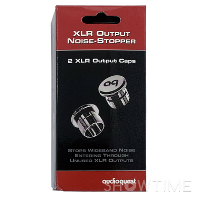 AudioQuest XLR OUTPUT Noise-Stopper Caps Set/2 — Вихідні шумоподавлюючі ковпачки, XLR, 2 шт. 1-005949 фото