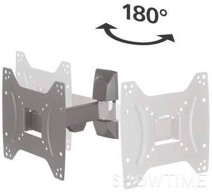 Hama Fullmotion TV Wall Bracket 1 Star 19"-48" Black (00118100) &mdash; Кріплення похило-поворотне TV-WB, AR-1, для ТВ 19-48" 1-008969 фото