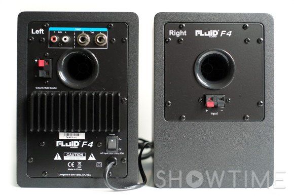 Студійні монітори (пара) чорні 30 Вт Fluid Audio F4 534715 фото