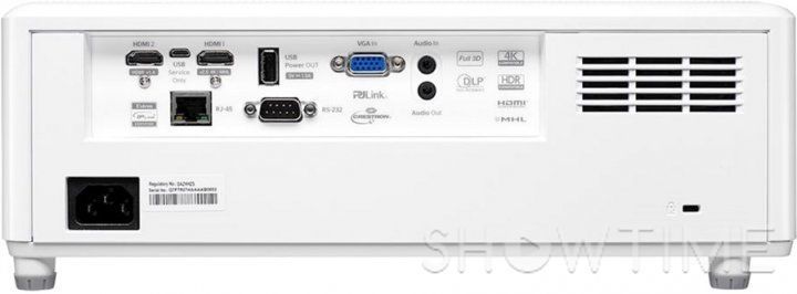Optoma E9PX7F911EZ1 &mdash; Мультимедійний проектор ZW400 DLP, WXGA, 4000Lm, 250000:1, 0.1.18-1.54:1, 2*HDMI, USB(A), RJ45, 10W, laser 1-007232 фото