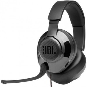 JBL Quantum 200 Black (JBLQUANTUM200BLK) — Наушники с микрофоном геймерские проводные накладные 32 Ом 100 дБ 3.5 мм 530738 фото