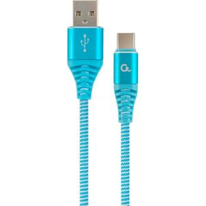 Кабель Cablexpert Premium USB2.0 AM/CM Blue 2м (CC-USB2B-AMCM-2M-VW) 470426 фото