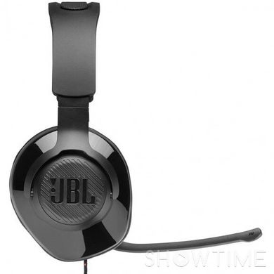 JBL Quantum 200 Black (JBLQUANTUM200BLK) — Навушники з мікрофоном геймерські дротові накладні 32 Ом 100 дБ 3.5 мм (Б/В) 1-007662 фото