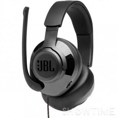 JBL Quantum 200 Black (JBLQUANTUM200BLK) — Навушники з мікрофоном геймерські дротові накладні 32 Ом 100 дБ 3.5 мм (Б/В) 1-007662 фото