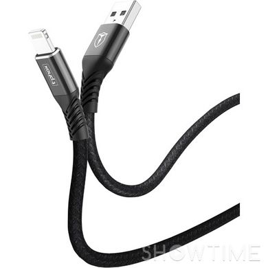 Кабель T-Phox Jagger USB - Lightning Black 2м (T-L814(2) BLACK) 470613 фото